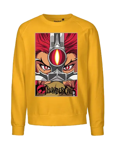 Lion-O – Sword of Power - lion o, thunder cats, sword of power, hero leader, retro cartoon, 80s hero, action warrior, iconic character - Fairtrade Sweatshirt