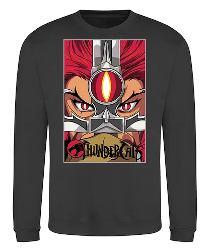 Lion-O – Sword of Power - lion o, thunder cats, sword of power, hero leader, retro cartoon, 80s hero, action warrior, iconic character - Sweatshirt