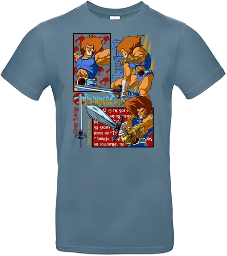 Lion-O – Eye of Power - lion o, thunder cats, eye symbol, hero focus, retro cartoon, 80s animation, powerful aura, leader hero - Standard T-Shirt