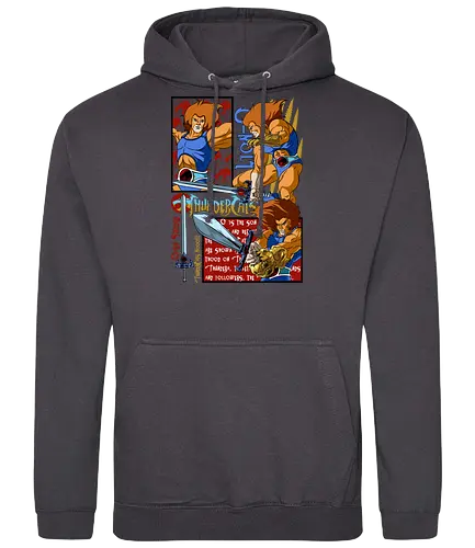 Lion-O – Eye of Power - lion o, thunder cats, eye symbol, hero focus, retro cartoon, 80s animation, powerful aura, leader hero - Standard Hoodie