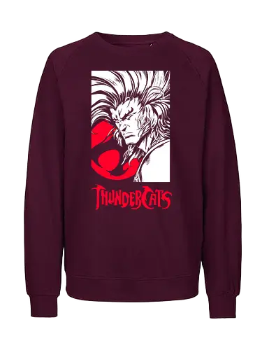 Lion-O – Retro Warrior - lion o, thunder cats, classic hero, retro style, 80s cartoon, vintage animation, warrior leader, nostalgic design - Fairtrade Sweatshirt