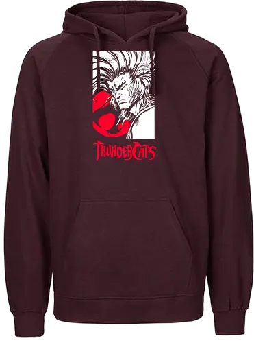 Lion-O – Retro Warrior - lion o, thunder cats, classic hero, retro style, 80s cartoon, vintage animation, warrior leader, nostalgic design - Fairtrade Hoodie