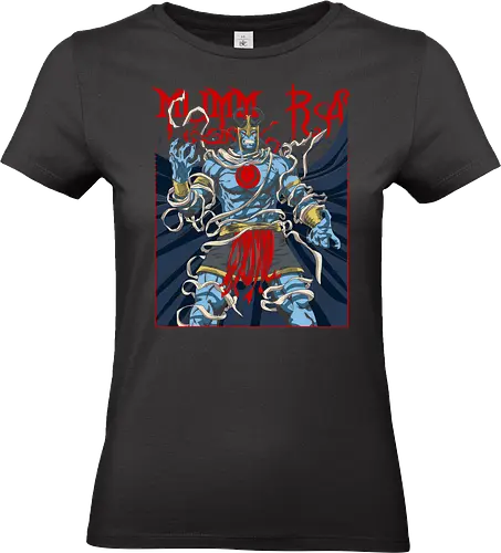 Mumm-Ra – Rising Evil - mumm ra, thunder cats, dark transformation, evil power, retro cartoon, 80s animation, villain rise, dark aura - Standard T-Shirt (Women)
