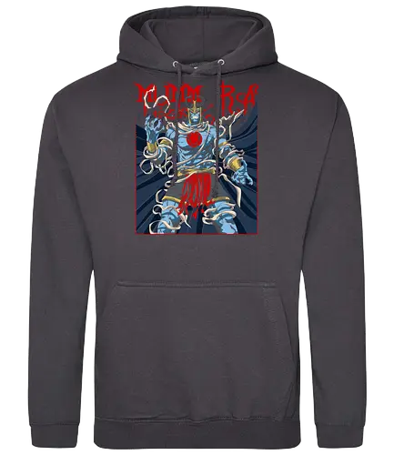 Mumm-Ra – Rising Evil - mumm ra, thunder cats, dark transformation, evil power, retro cartoon, 80s animation, villain rise, dark aura - Standard Hoodie