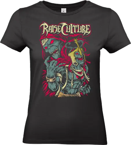 Mumm-Ra – Monstrous Form - mumm ra, thunder cats, monster form, undead creature, dark villain, retro cartoon, 80s animation, horror style - Standard T-Shirt (Women)