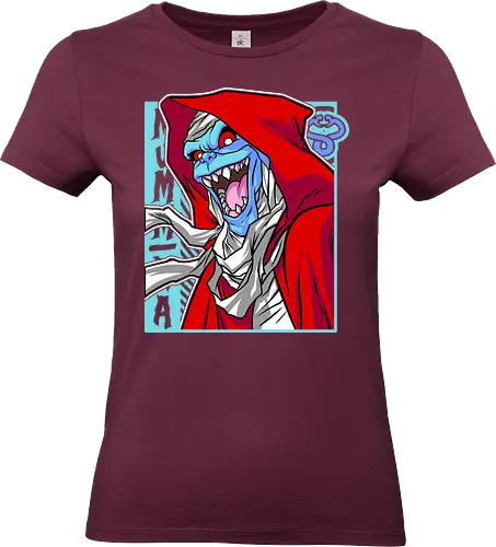 Mumm-Ra – Crimson Hood - mumm ra, thundercats, red hood, dark mage, villain design, retro cartoon, 80s animation, evil aura - Standard T-Shirt (Women)