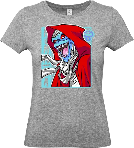 Mumm-Ra – Crimson Hood - mumm ra, thundercats, red hood, dark mage, villain design, retro cartoon, 80s animation, evil aura - Standard T-Shirt (Women)