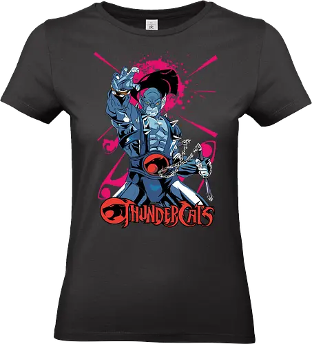 Panthro – Tech Warrior - panthro, thundercats, strong hero, tech fighter, retro cartoon, 80s animation, muscle warrior, action hero - Standard T-Shirt (Women)