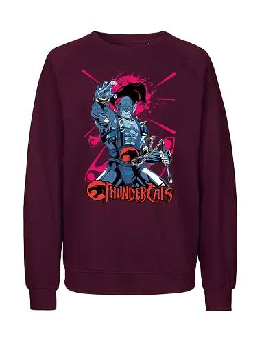 Panthro – Tech Warrior - panthro, thundercats, strong hero, tech fighter, retro cartoon, 80s animation, muscle warrior, action hero - Fairtrade Sweatshirt