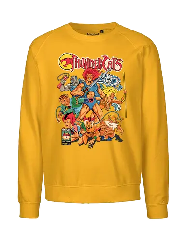 ThunderCats – Hero Squad - thundercats, hero team, retro cartoon, 80s animation, group characters, classic heroes, nostalgic vibe, action team - Fairtrade Sweatshirt