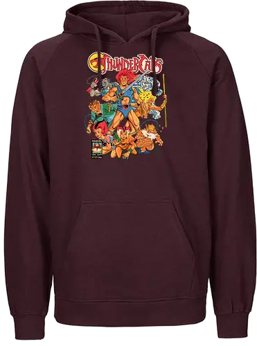 ThunderCats – Hero Squad - thundercats, hero team, retro cartoon, 80s animation, group characters, classic heroes, nostalgic vibe, action team - Fairtrade Hoodie