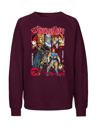 ThunderCats – Heroes Unite - thundercats, lion o, team heroes, retro cartoon, 80s animation, hero squad, classic show, action team - Fairtrade Sweatshirt