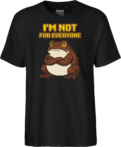 I'm Not For Everyone - Funny Grumpy Toad Pixel Art