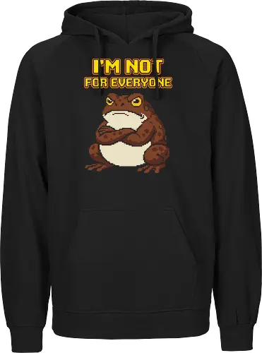 I'm Not For Everyone - Funny Grumpy Toad Pixel Art