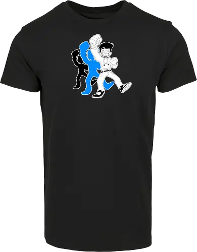 GermiBoi - Anime Character Schatten Blau Schwarz