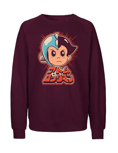 Future Hero - astro boy, classic anime, robot boy, retro anime, manga classic, robot hero, sci fi anime, osamu tezuka - Fairtrade Sweatshirt