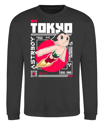 Infinite Energy - astro boy, robot power, classic anime, energy core, android boy, retro manga, sci fi hero, iconic character - Sweatshirt