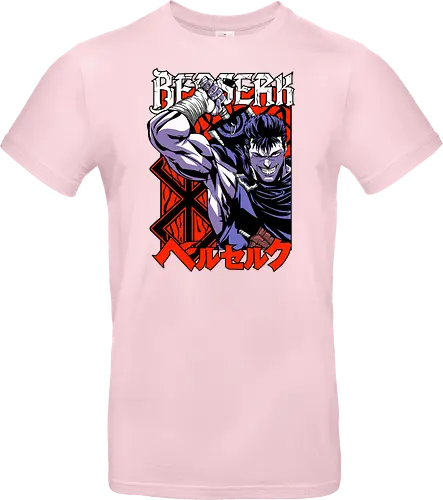 Guts Berserker Rage - berserk, guts, berserker armor, dark anime, sword warrior, manga art, dark fantasy, anime battle - Standard T-Shirt