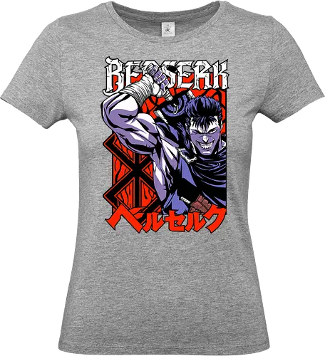 Guts Berserker Rage - berserk, guts, berserker armor, dark anime, sword warrior, manga art, dark fantasy, anime battle - Standard T-Shirt (Women)