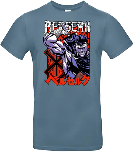Guts Berserker Rage - berserk, guts, berserker armor, dark anime, sword warrior, manga art, dark fantasy, anime battle - Standard T-Shirt