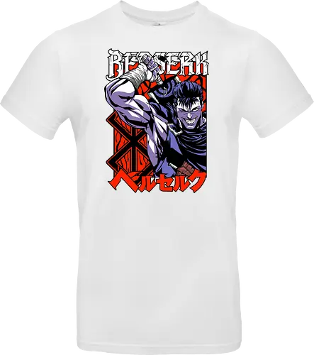 Guts Berserker Rage - berserk, guts, berserker armor, dark anime, sword warrior, manga art, dark fantasy, anime battle - Standard T-Shirt