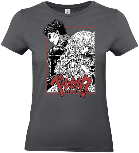 Guts & Griffith Twisted Fate - berserk, guts, griffith, anime rivalry, dark fantasy, manga scene, tragic bond, seinen anime - Standard T-Shirt (Women)