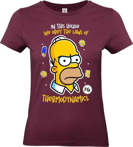 In this house - funny, retro, quotes, cartoon series - Standard T-Shirt (Women)