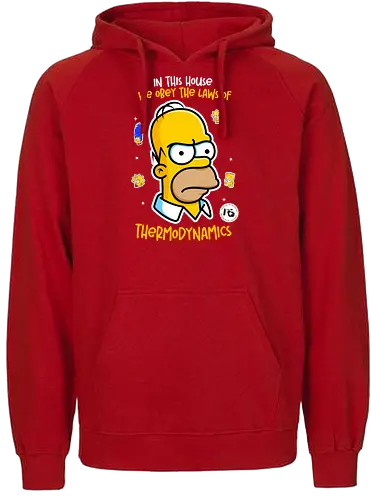 In this house - funny, retro, quotes, cartoon series - Fairtrade Hoodie