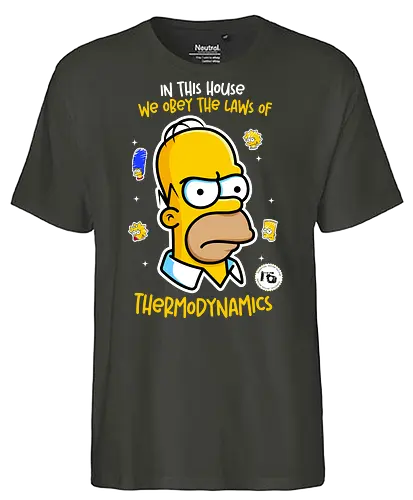 In this house - funny, retro, quotes, cartoon series - Fairtrade T-Shirt