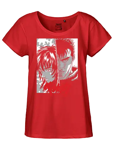 Guts & Casca Broken Bonds - berserk, guts, casca, anime couple, tragic story, dark fantasy, manga scene, emotional anime - Fairtrade Girl Shirt