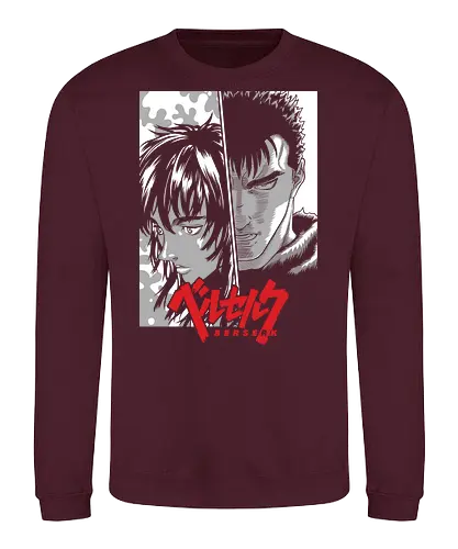 Guts & Casca Broken Bonds - berserk, guts, casca, anime couple, tragic story, dark fantasy, manga scene, emotional anime - Sweatshirt