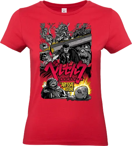Berserk Abyssal War - berserk, dark creatures, anime battle, horror fantasy, manga art, chaos scene, seinen anime, epic fight - Standard T-Shirt (Women)