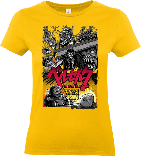 Berserk Abyssal War - berserk, dark creatures, anime battle, horror fantasy, manga art, chaos scene, seinen anime, epic fight - Standard T-Shirt (Women)