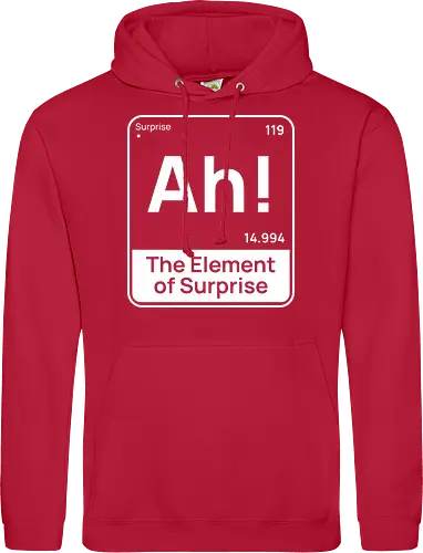 Lustiges Chemie-Design – Element der Überraschung „Ah“ Geek Humor