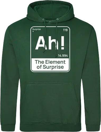 Lustiges Chemie-Design – Element der Überraschung „Ah“ Geek Humor