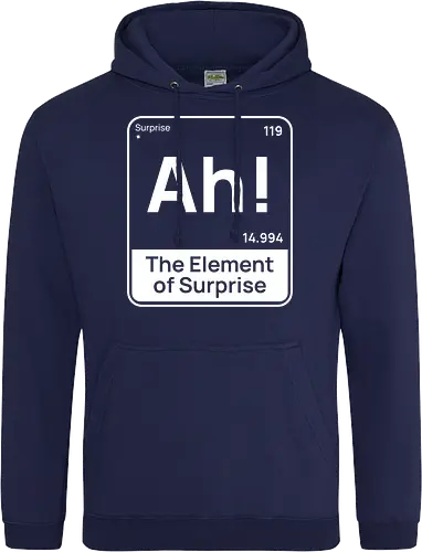 Lustiges Chemie-Design – Element der Überraschung „Ah“ Geek Humor