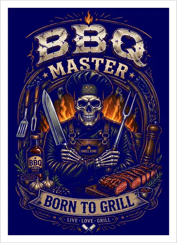 BBQ - Born to grill King