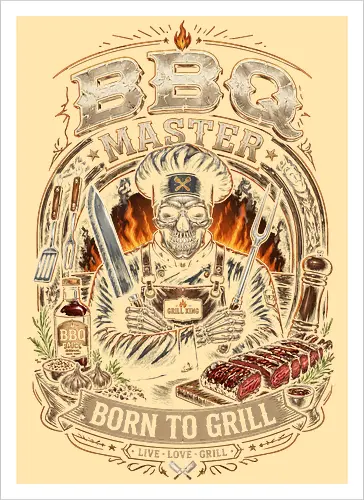 BBQ - Born to grill King