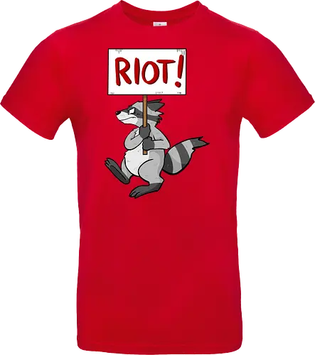 Riot Raccoon Neu - Raccoon, Waschbär, Demo - Standard T-Shirt