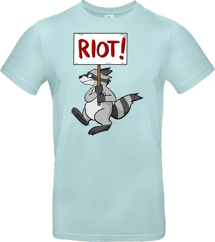 Riot Raccoon Neu - Raccoon, Waschbär, Demo - Standard T-Shirt