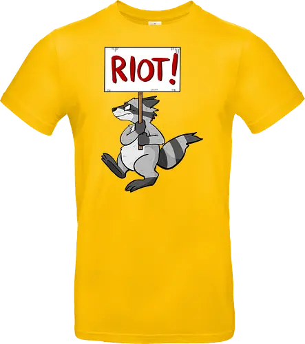 Riot Raccoon Neu - Raccoon, Waschbär, Demo - Standard T-Shirt