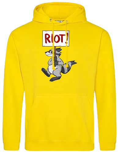 Riot Raccoon Neu - Raccoon, Waschbär, Demo - Standard Hoodie