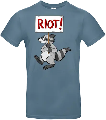 Riot Raccoon Neu - Raccoon, Waschbär, Demo - Standard T-Shirt