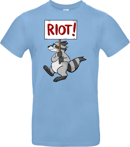 Riot Raccoon Neu - Raccoon, Waschbär, Demo - Standard T-Shirt