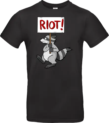 Riot Raccoon Neu - Raccoon, Waschbär, Demo - Standard T-Shirt