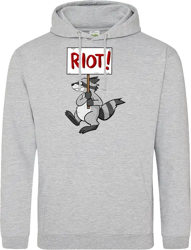 Riot Raccoon Neu - Raccoon, Waschbär, Demo - Standard Hoodie