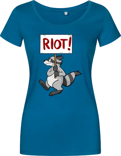 Riot Raccoon Neu - Raccoon, Waschbär, Demo - Women T-Shirt