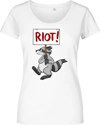 Riot Raccoon Neu - Raccoon, Waschbär, Demo - Women T-Shirt