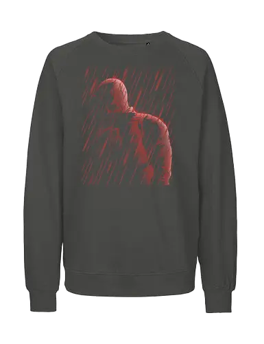Justice Beyond Sight - Comic, Justice is Blind, Devil - Fairtrade Sweatshirt