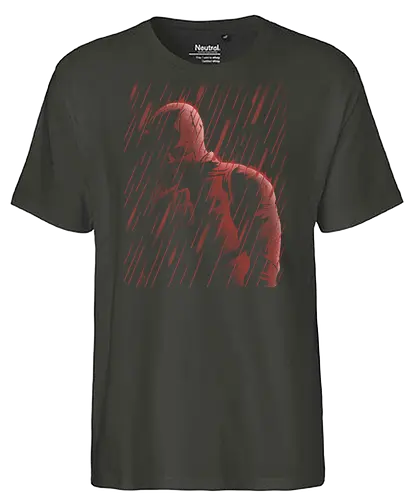 Justice Beyond Sight - Comic, Justice is Blind, Devil - Fairtrade T-Shirt